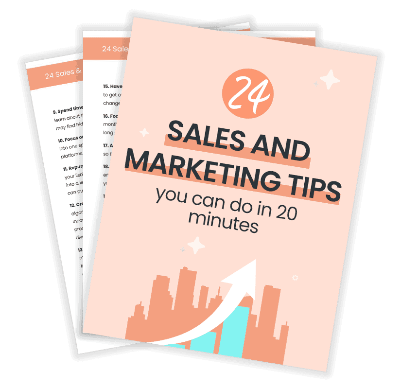 24-mockup sales & marketing tips