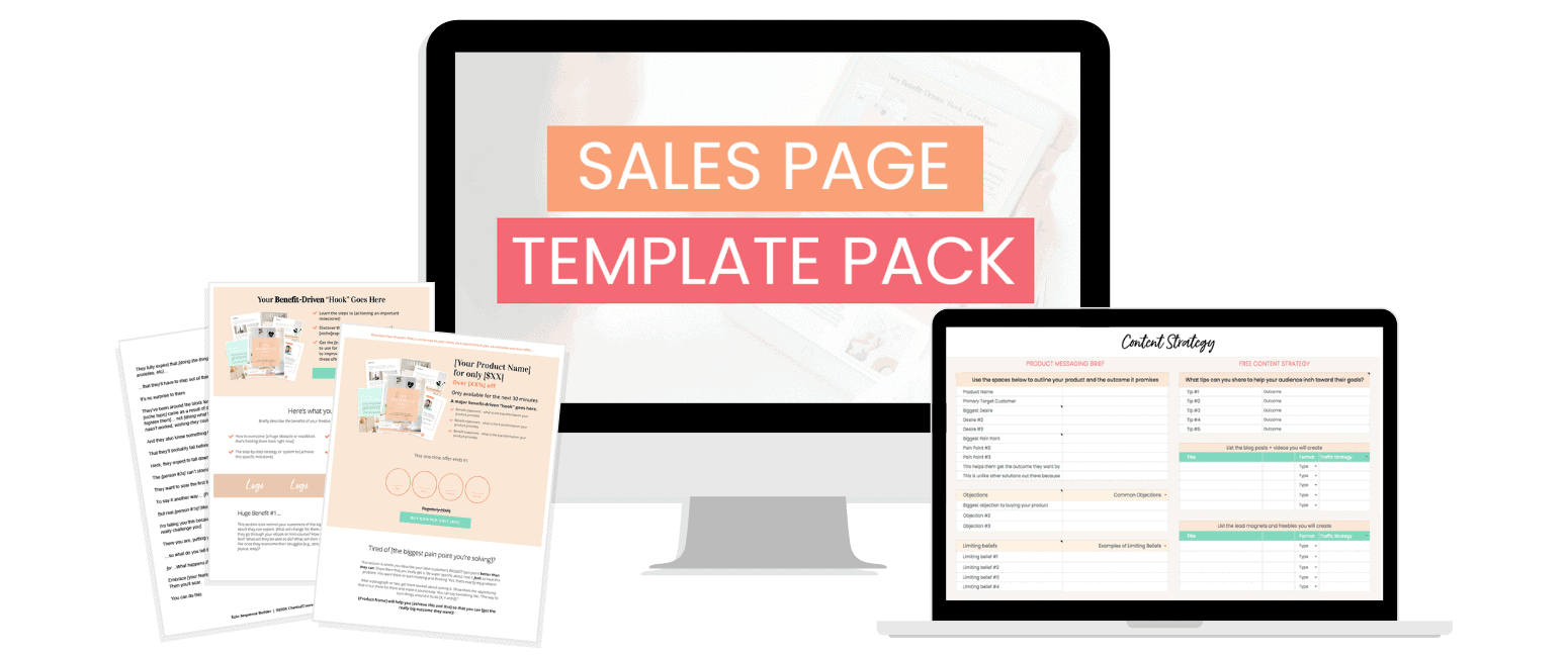 OTO - Sales Page Template Pack - ConversionMinded