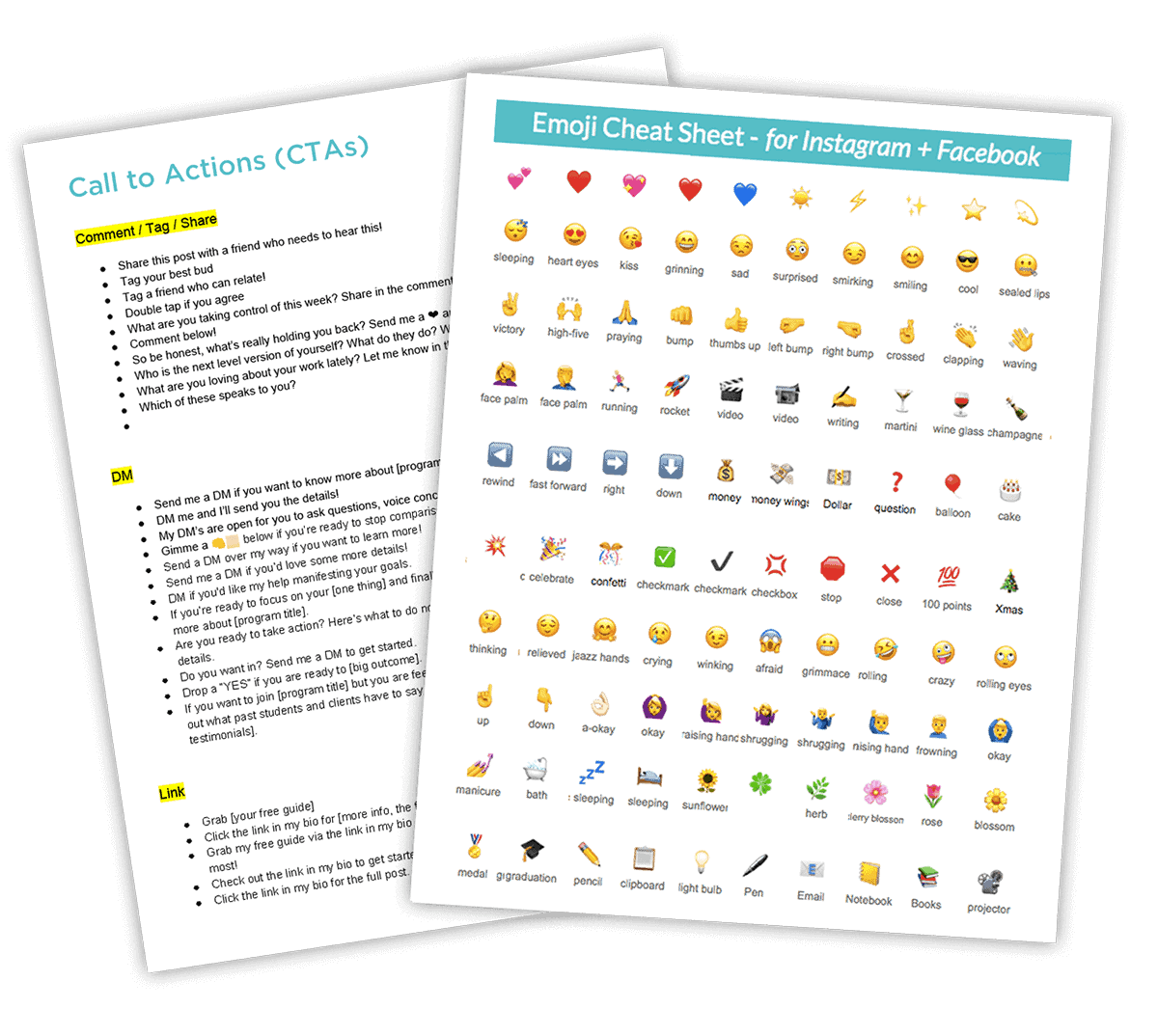 Emoji Cheat Sheet