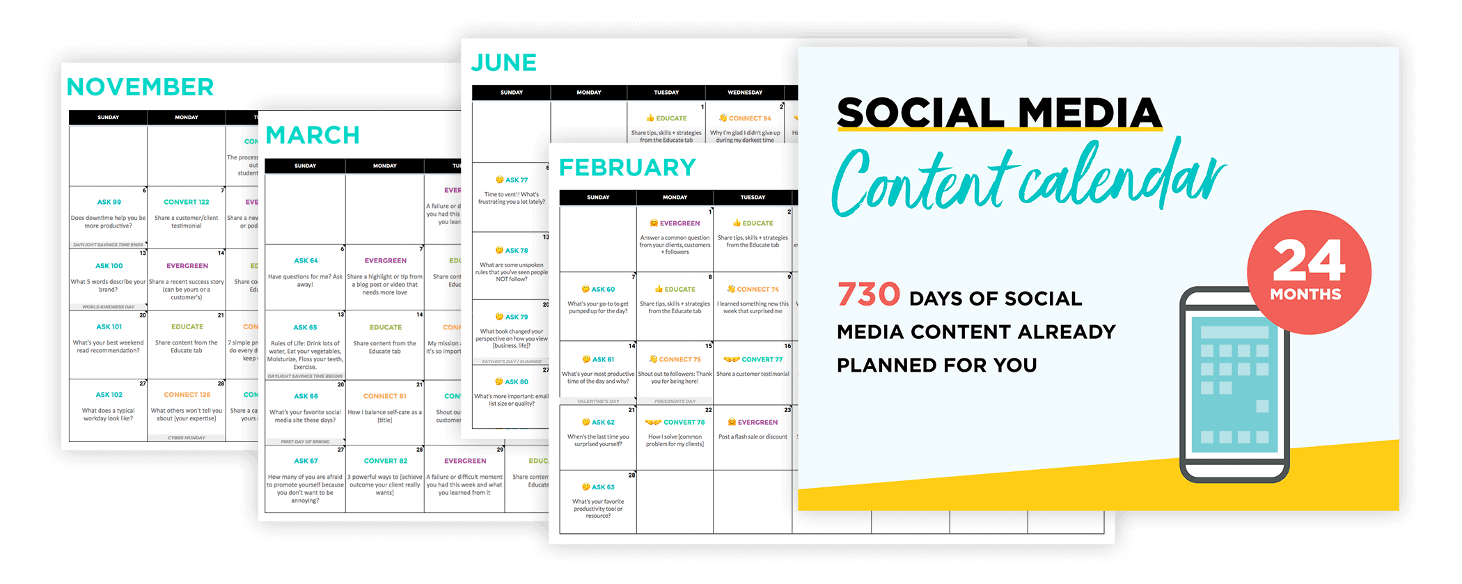 Content Calendar by ConversionMinded
