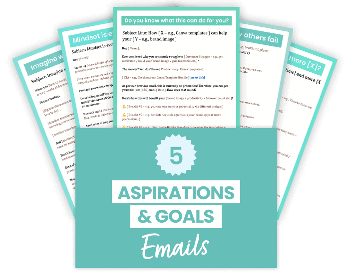 Aspiration & Goals emails