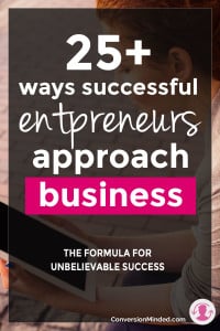 how to be a successful entrepreneur