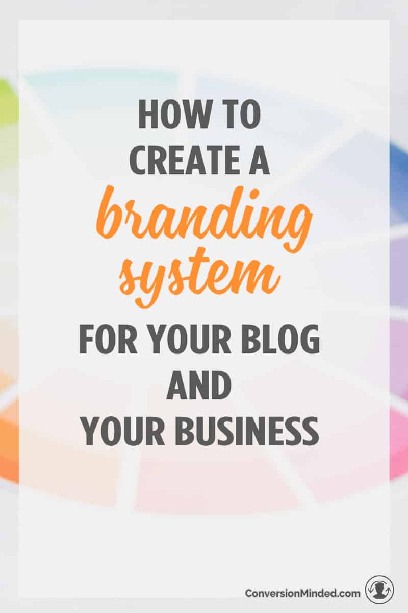 How to Create a Brand System for Your Blog and Your Business | Here’s how to start branding yourself and your business so that all your brand elements work harmoniously together and are consistent everywhere. So that more people recognize your brand!