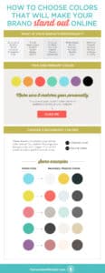 How to Choose Colors That Will Make Your Brand Stand Out | Do you love creating mood boards and collecting colors, but then find yourself a bit stumped with how to apply them to your brand? This post will help! It includes tips for entrepreneurs and biz owners to help you select and apply your brand colors, with purpose and intention. Click through to see all the color tips!!