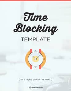 Time Blocking Template for a Highly Productive Week