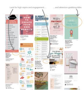 Use Pinterest to get blog post ideas!