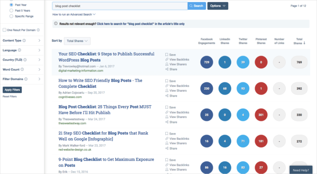 how to become a blogger with an incredible online community using BuzzSumo.