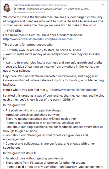 how do i edit my facebook group rules