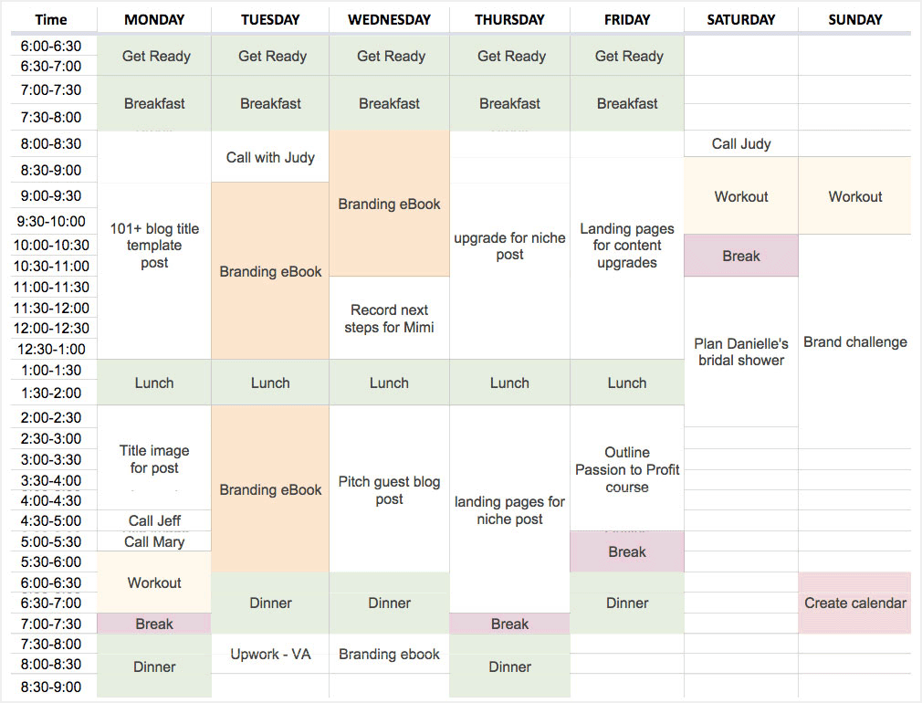 Free Work Schedule Templates For Word And Excel Smartsheet