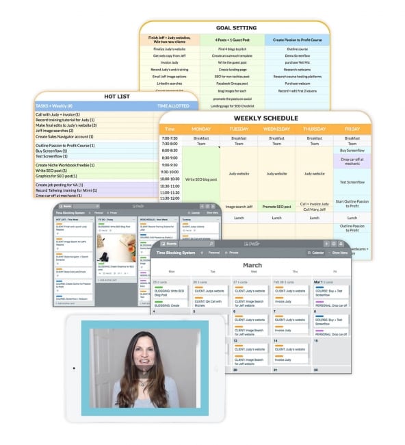 The Time Blocking System by Sandra at ConversionMinded
