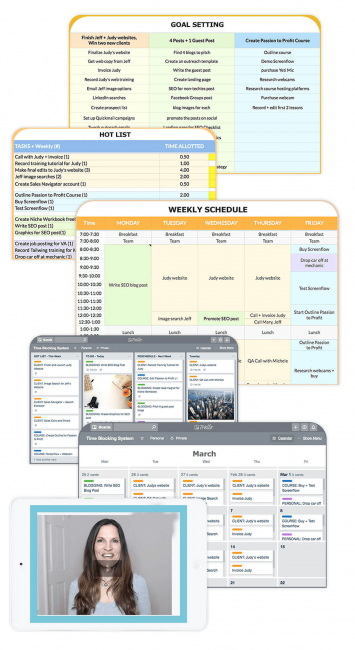 The Time Blocking System by Sandra at ConversionMinded