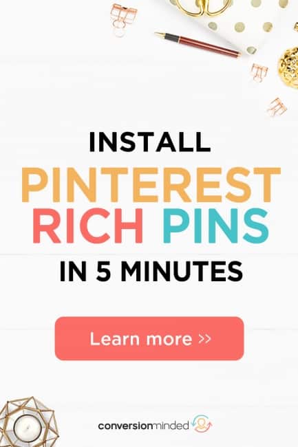 pinterest rich pins