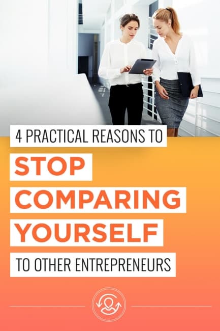 stop comparing yourself to others in your niche