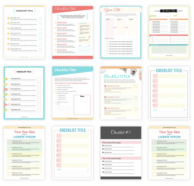 Checklists