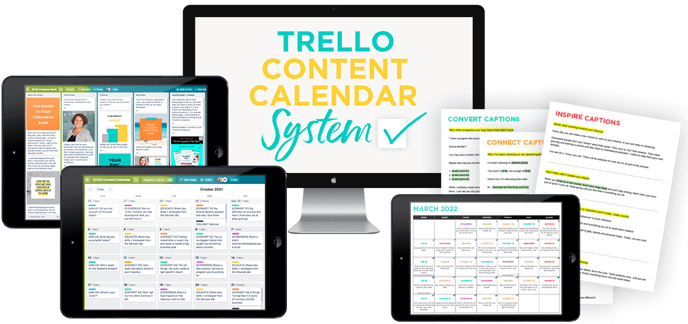 Content Calendar System plus Trello