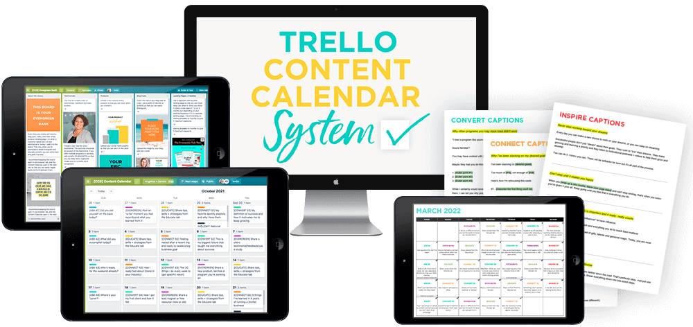 Content Calendar System plus Trello