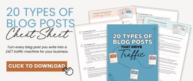 Different Blog Posts 20 Types of Blog Posts that Drive Traffic (With Examples & Templates!)