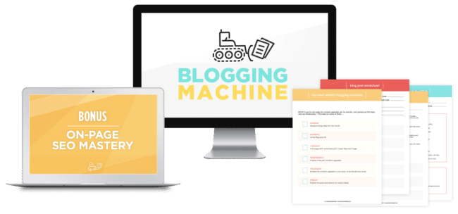The Blogging Machine Course by ConversionMinded