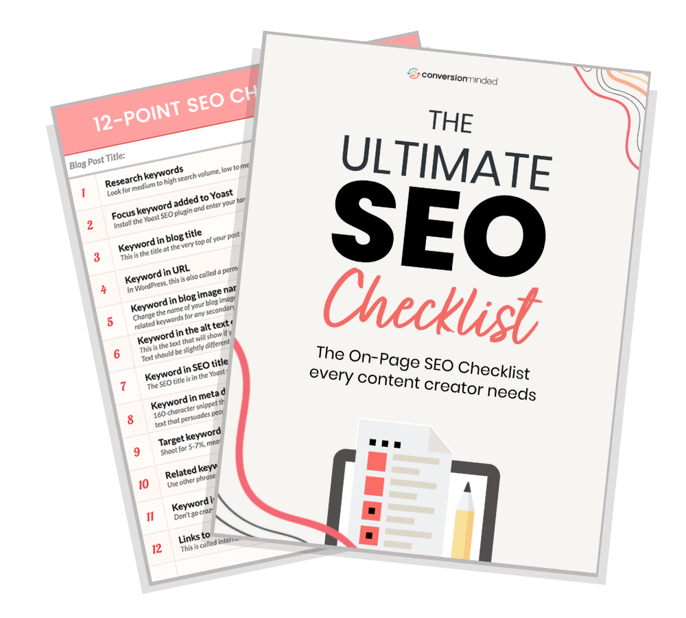 On-Page SEO Checklist by ConversionMinded