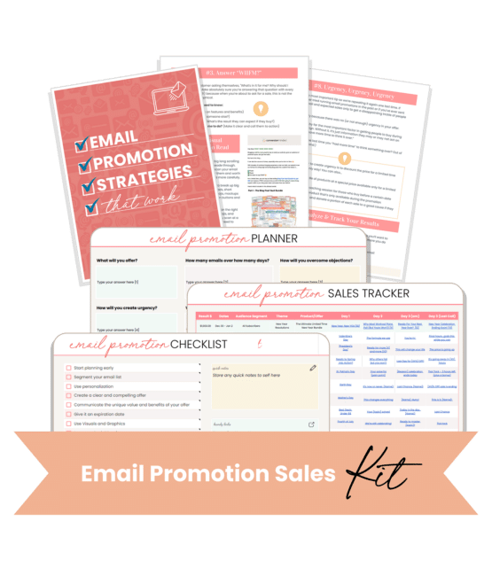 Email Promo Sales Kit by ConversionMinded