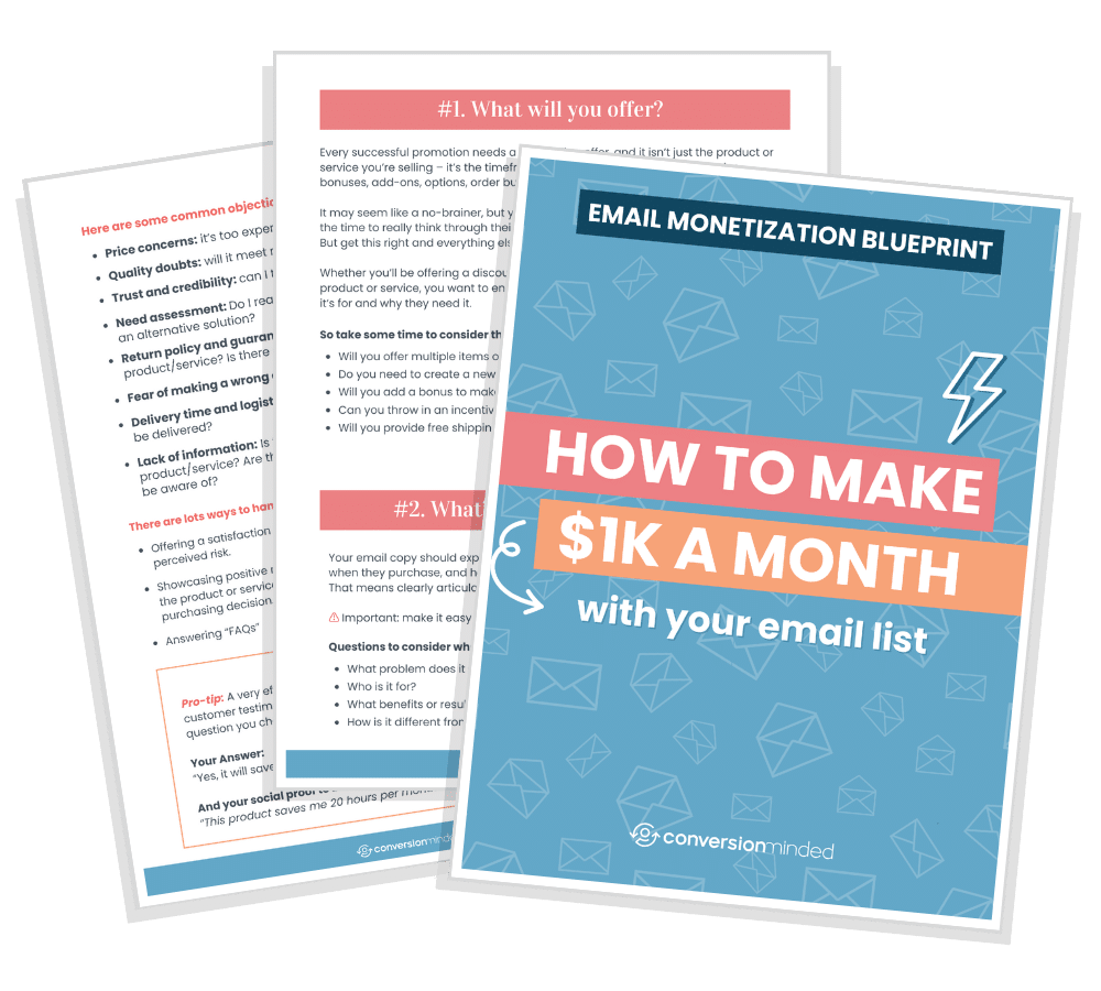 Email Monetization Blueprint | ConversionMinded