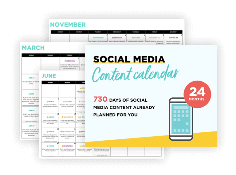 content calendar