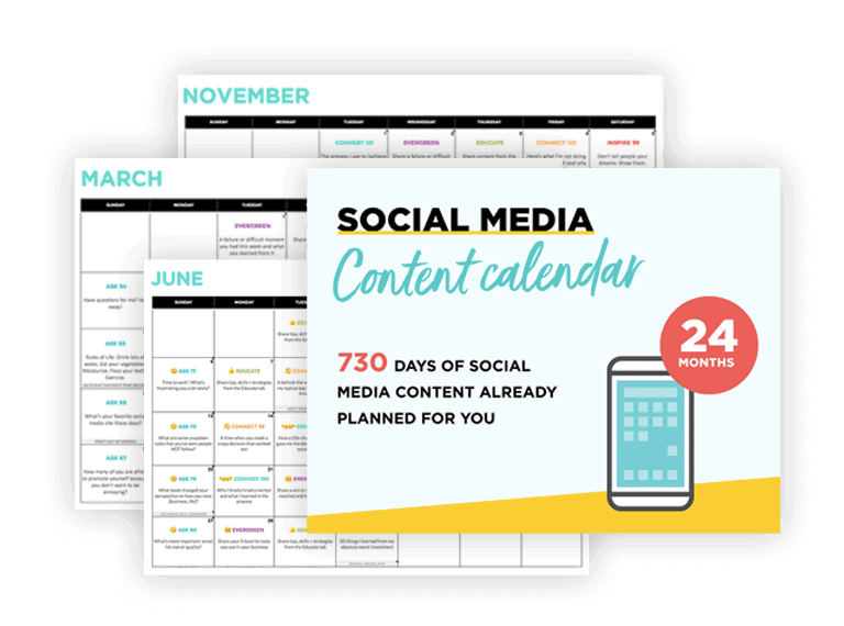 content calendar