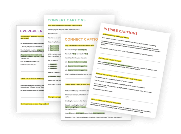 Content Calendar System Captions