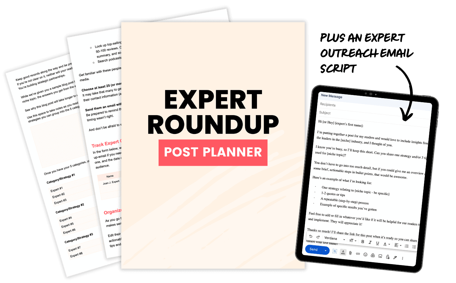Expert Roundup guide + outreach template