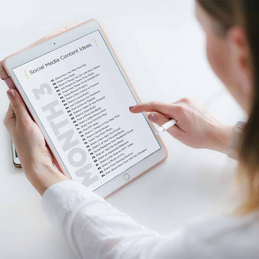 content-ideas-mockup-3 Social Media Content Ideas - Month 3