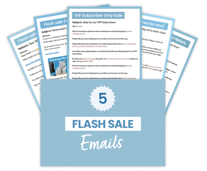 Flash Sale Emails