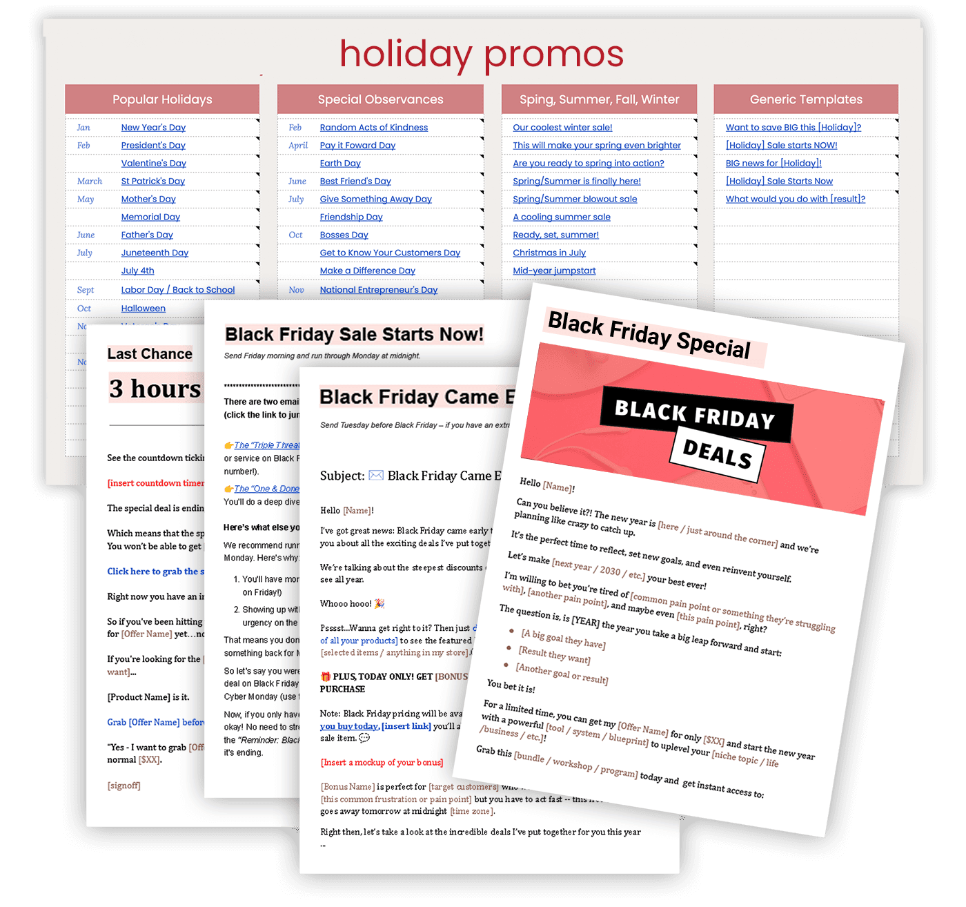 Black Friday Promo Templates